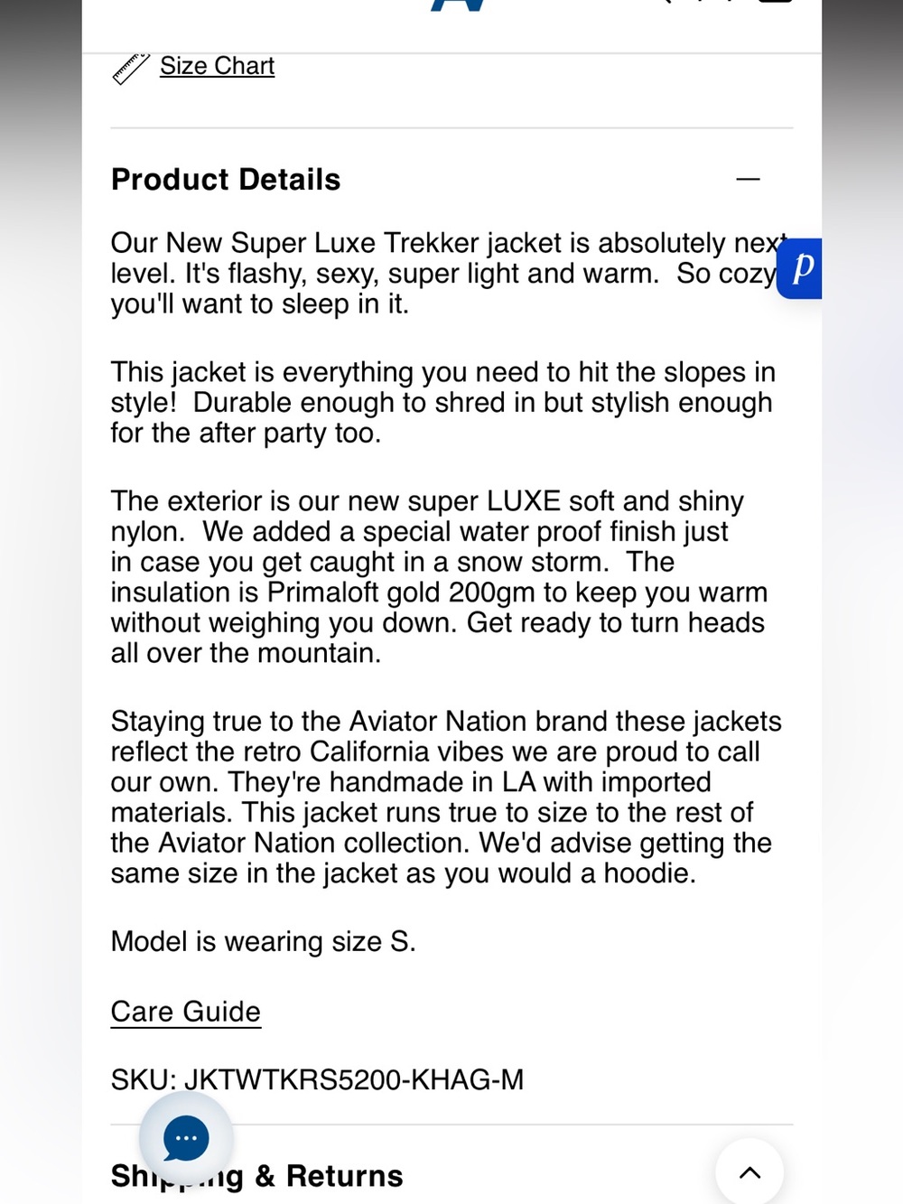 Aviator nation 5 STRIPE TREKKER JACKET - GLOSSY KHAKI - Picture 4 of 8